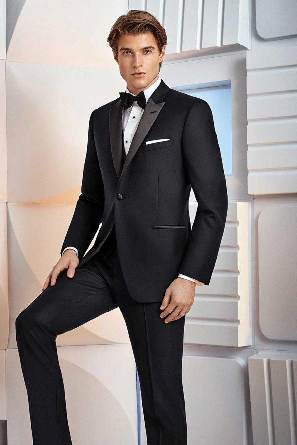 Black Jasper Peak Tuxedo by Couture 1901