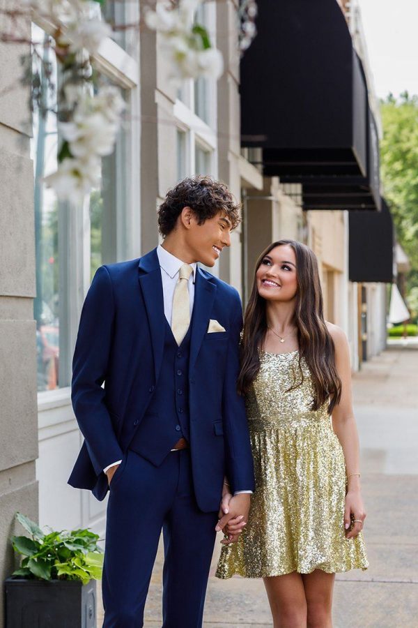 True Navy Metro Suit